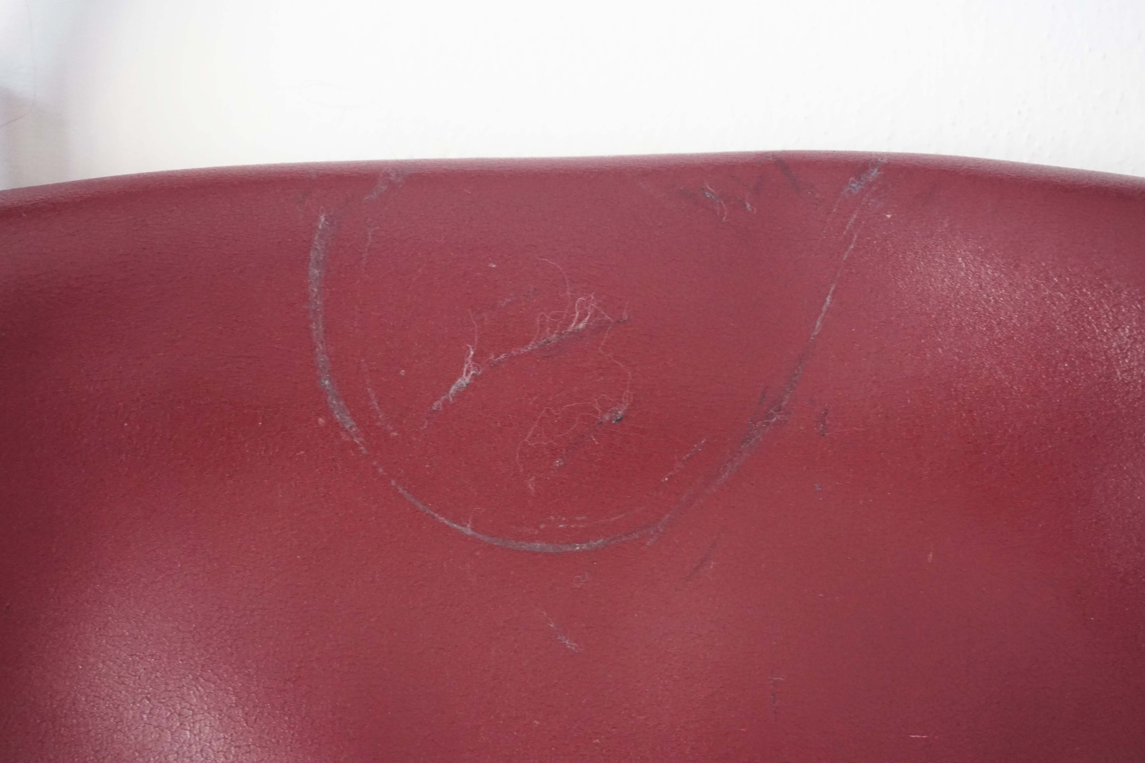 Clutch e tracollina Grilli bordeaux in vera pelle