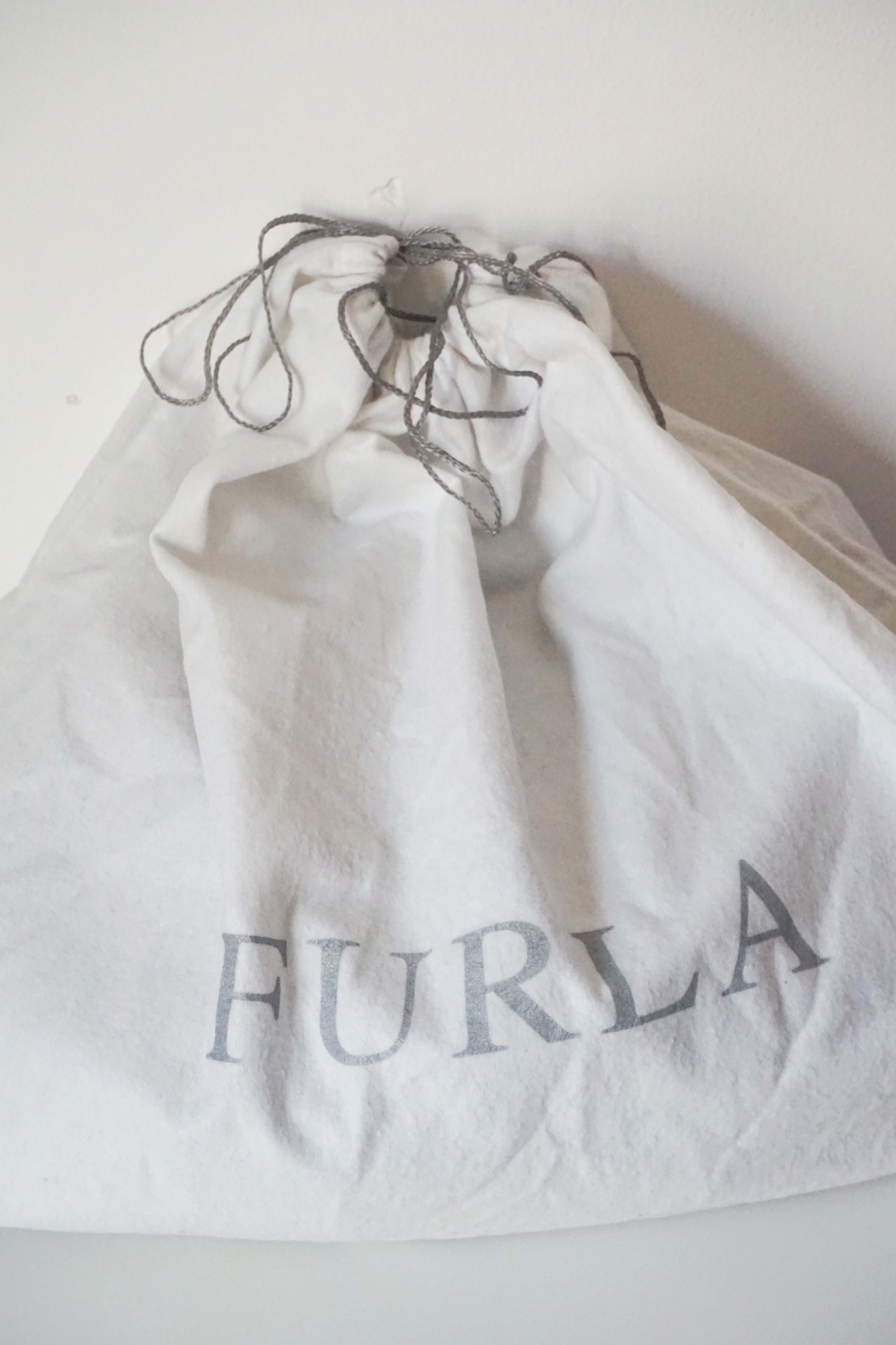 Borsa Furla anni '90 stampata cocco pure leather