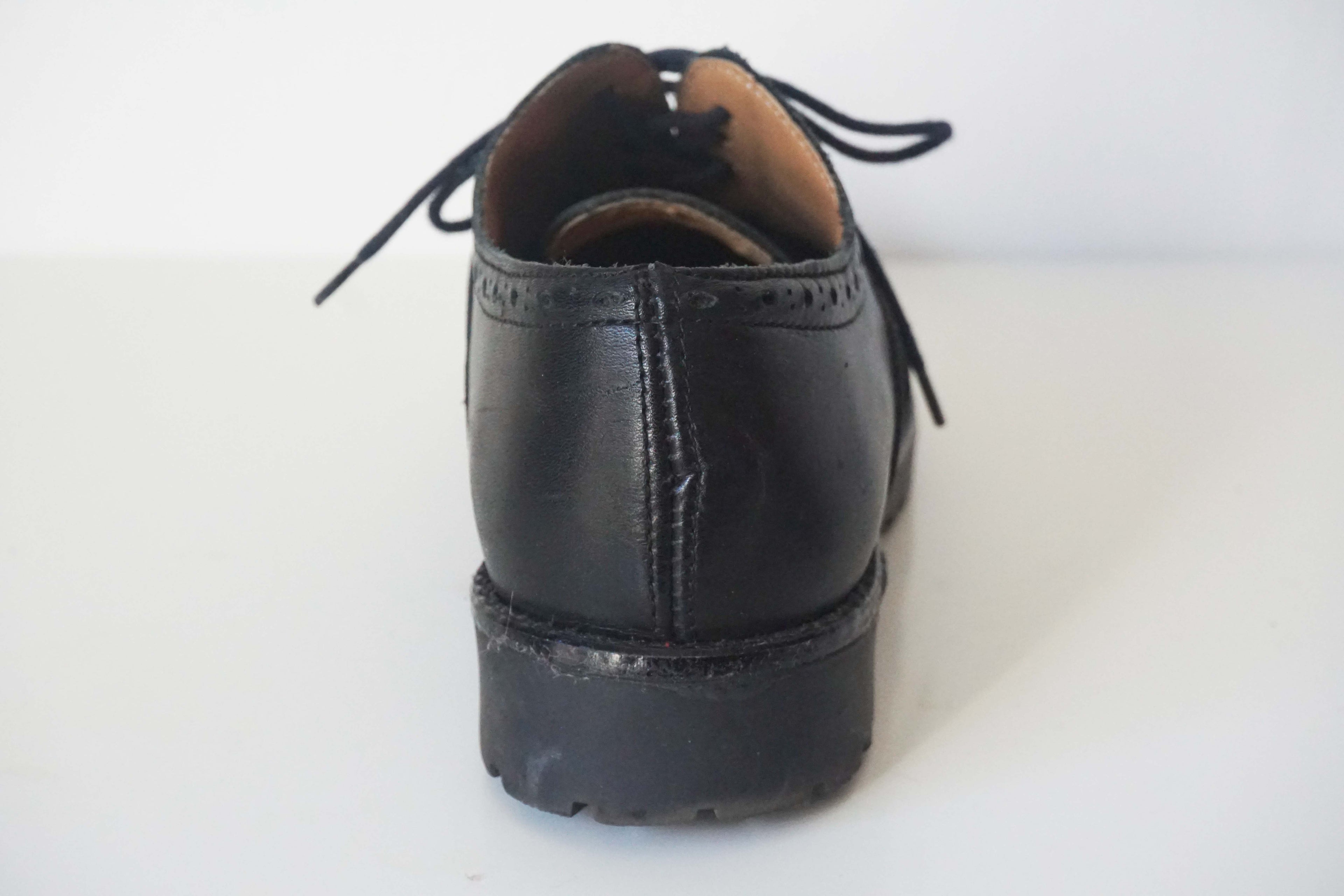 Francesine nere donna 38 in pelle Made in Italy