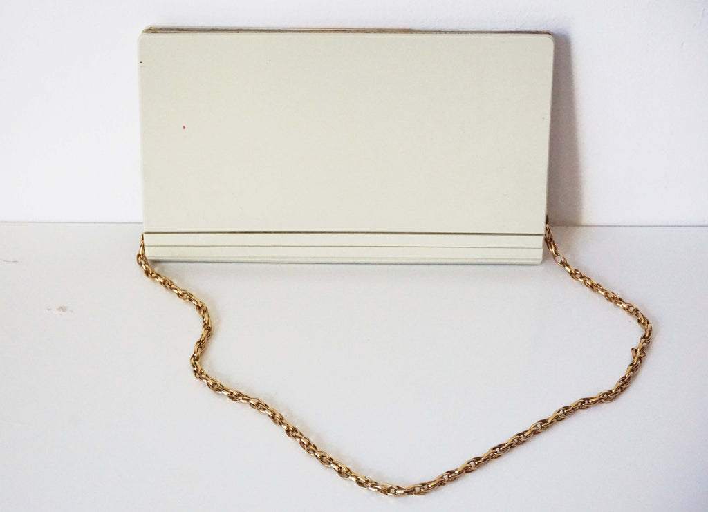 Clutch bag anni '80 in acetato