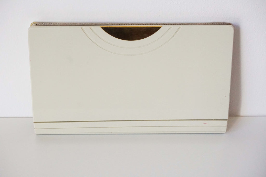 Clutch bag anni '80 in acetato