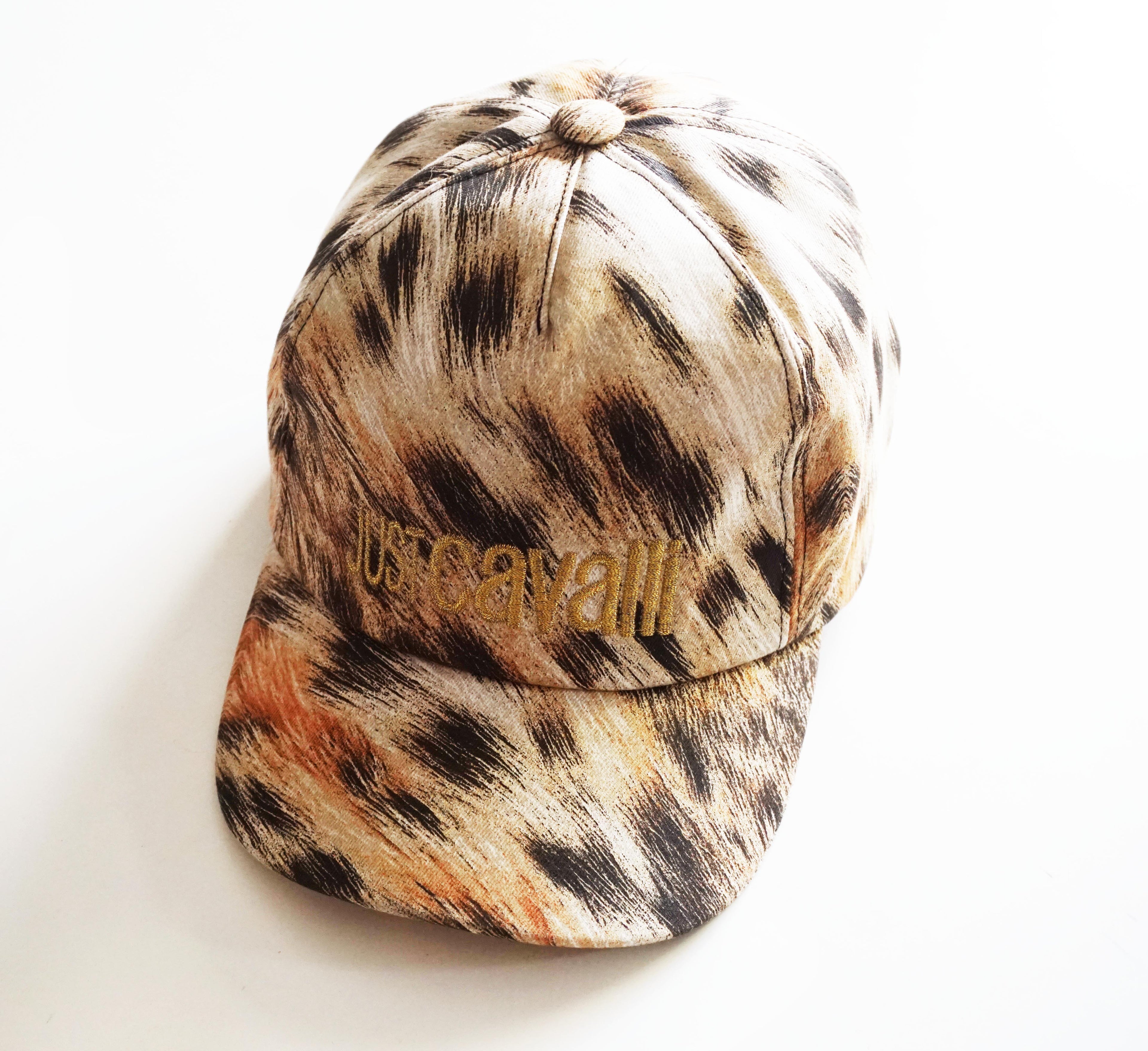 Berretto trapuntato animalier Just Cavalli