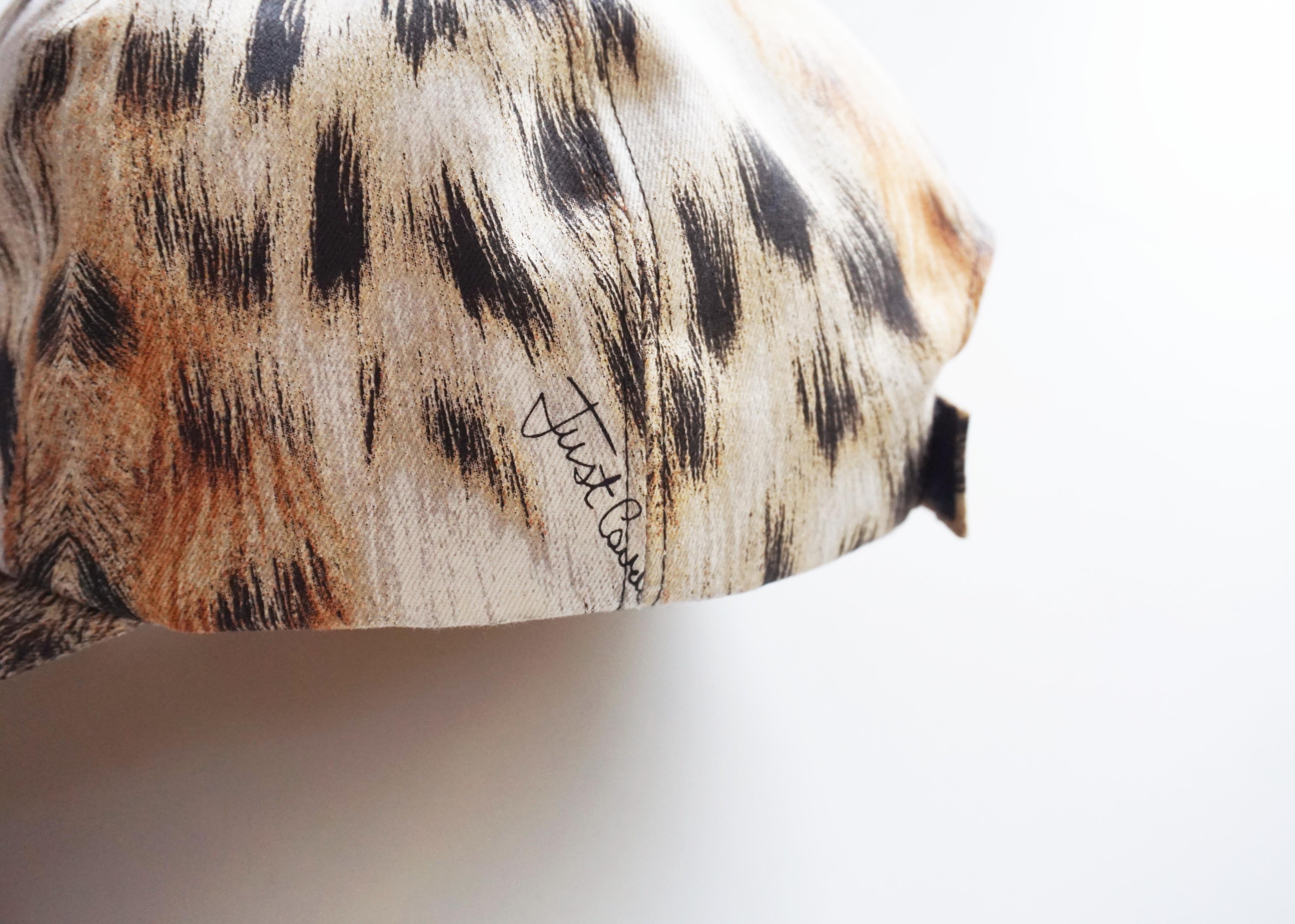 Berretto trapuntato animalier Just Cavalli