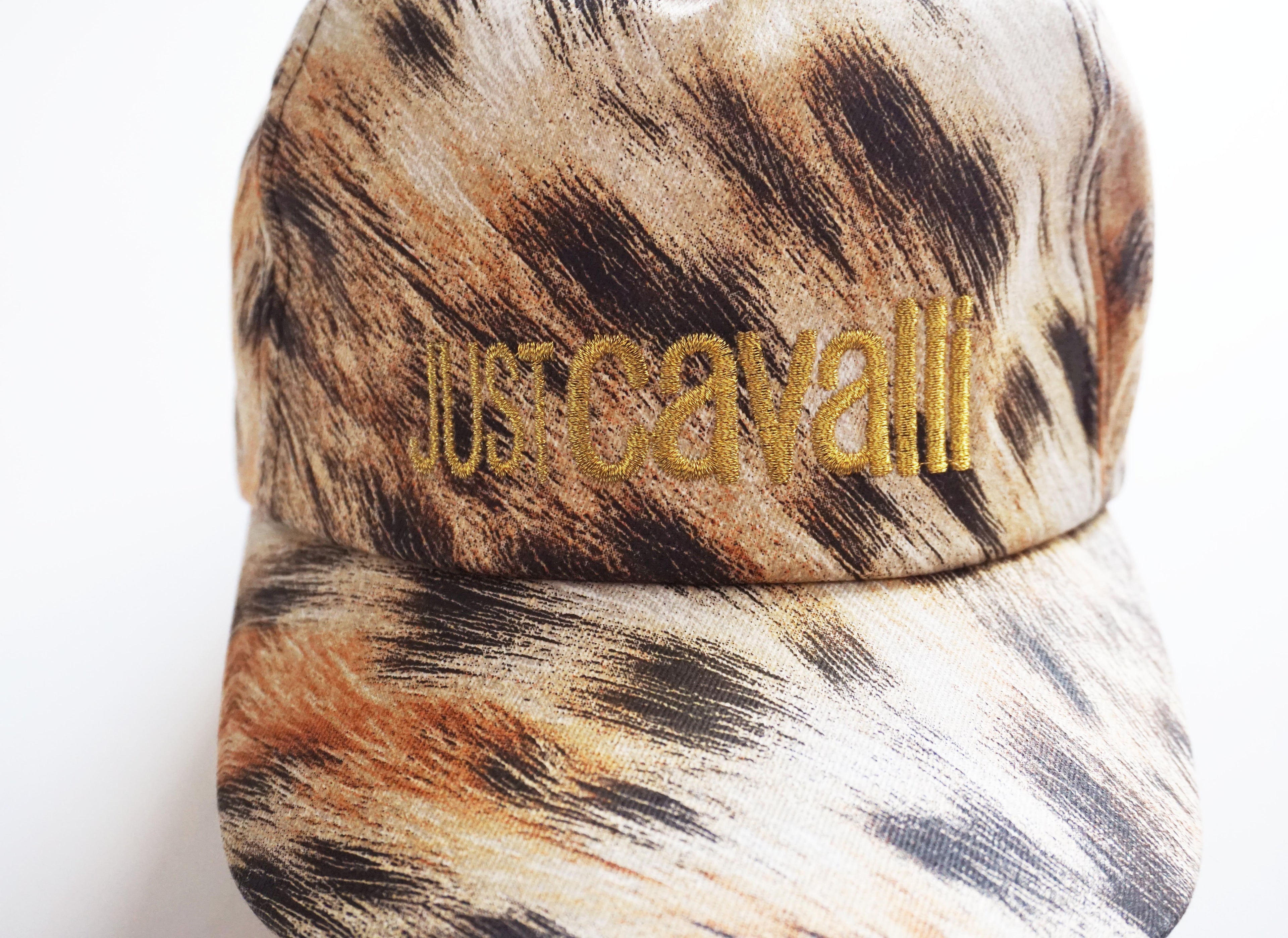 Berretto trapuntato animalier Just Cavalli