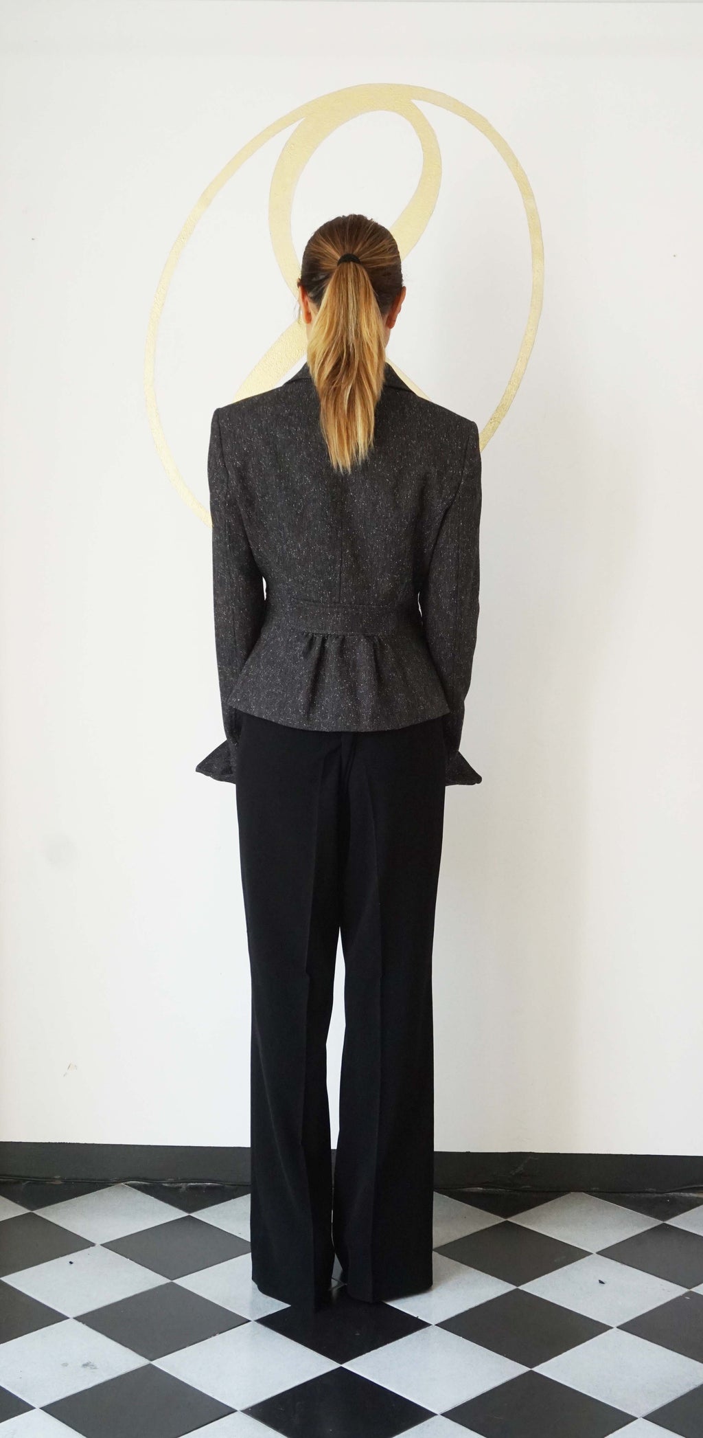 Blazer strutturato nero