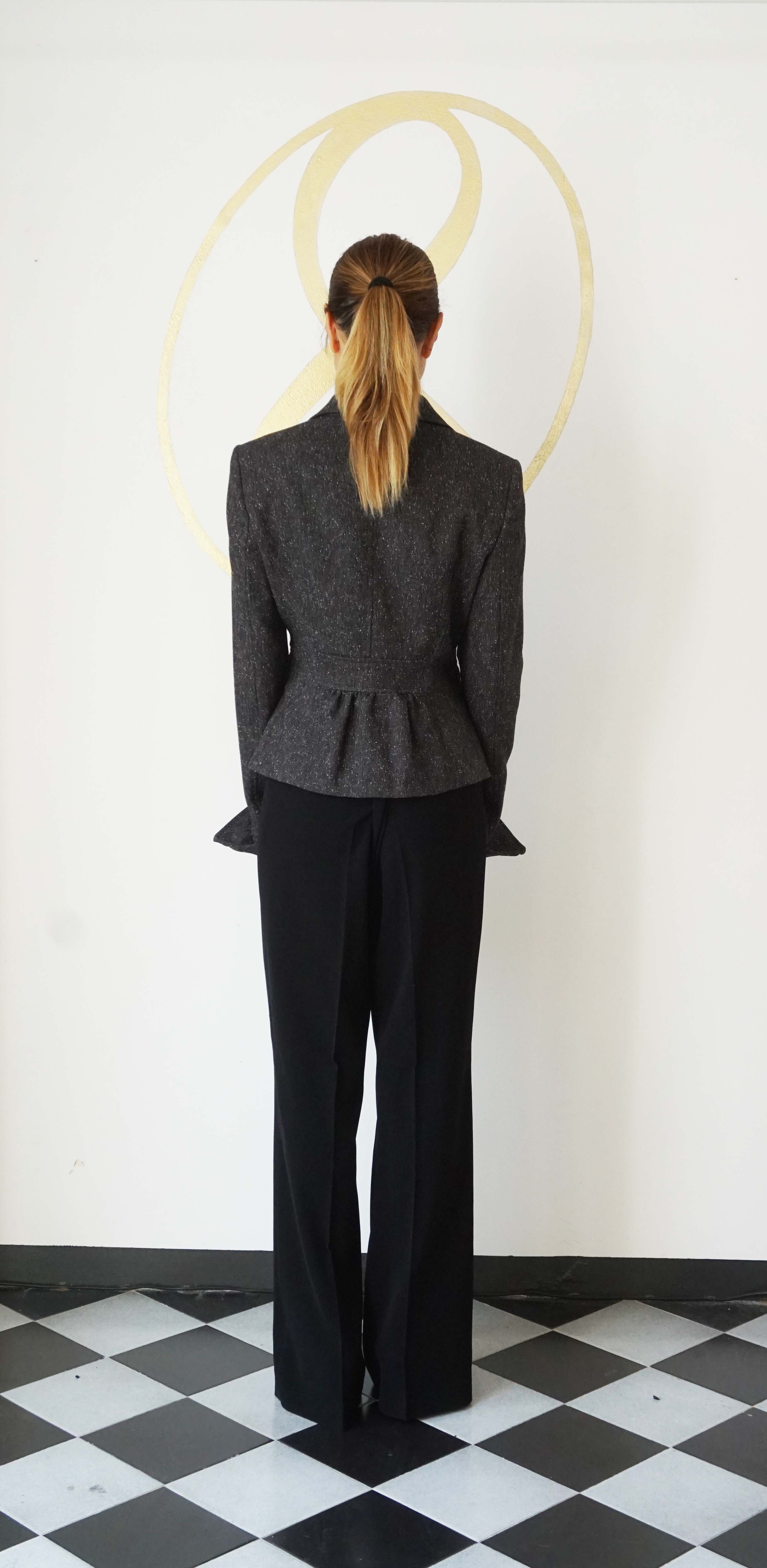 Blazer strutturato nero