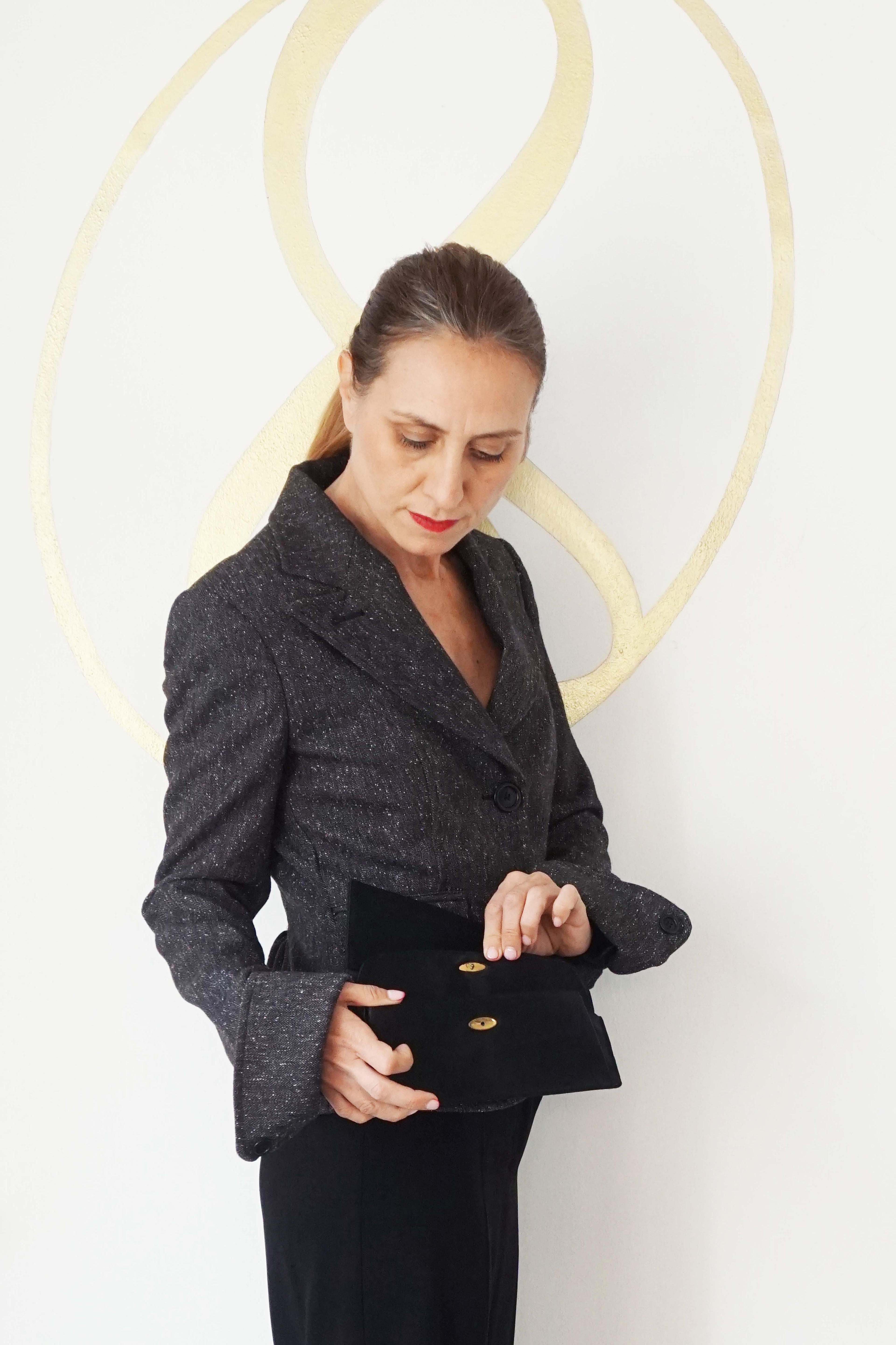 Blazer strutturato nero